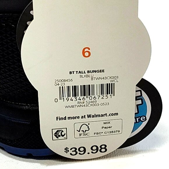 Wonder Nation Toddler Kids Mid-Calf Bungee Winter Boots -20°F Temp Rated Size 6 - Picture 9 of 10